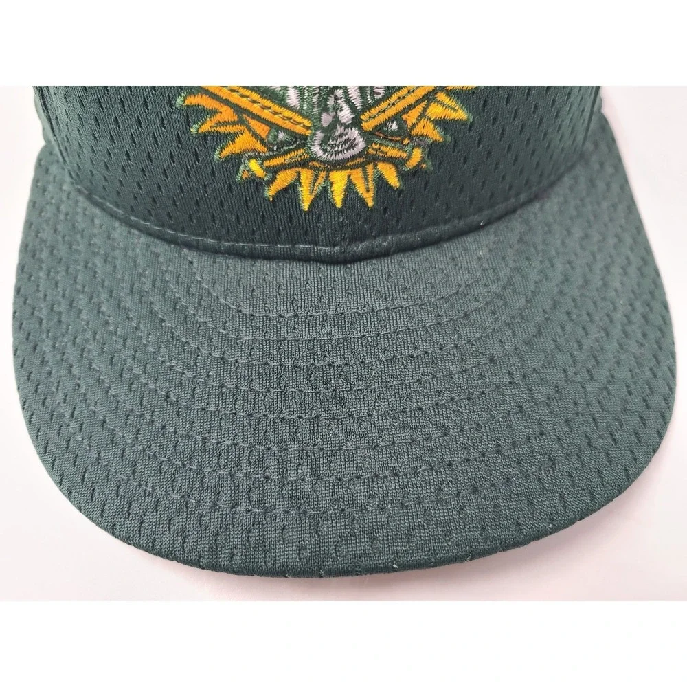 Vintage Oakland Athletics A's Stomper Bats New Era 59Fifty Fitted 6 5/8 Hat Cap‎